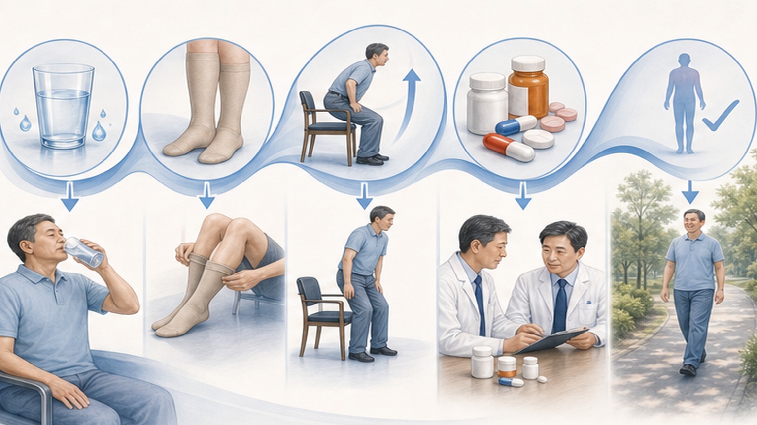 약물 치료 알고리즘 설명 이미지