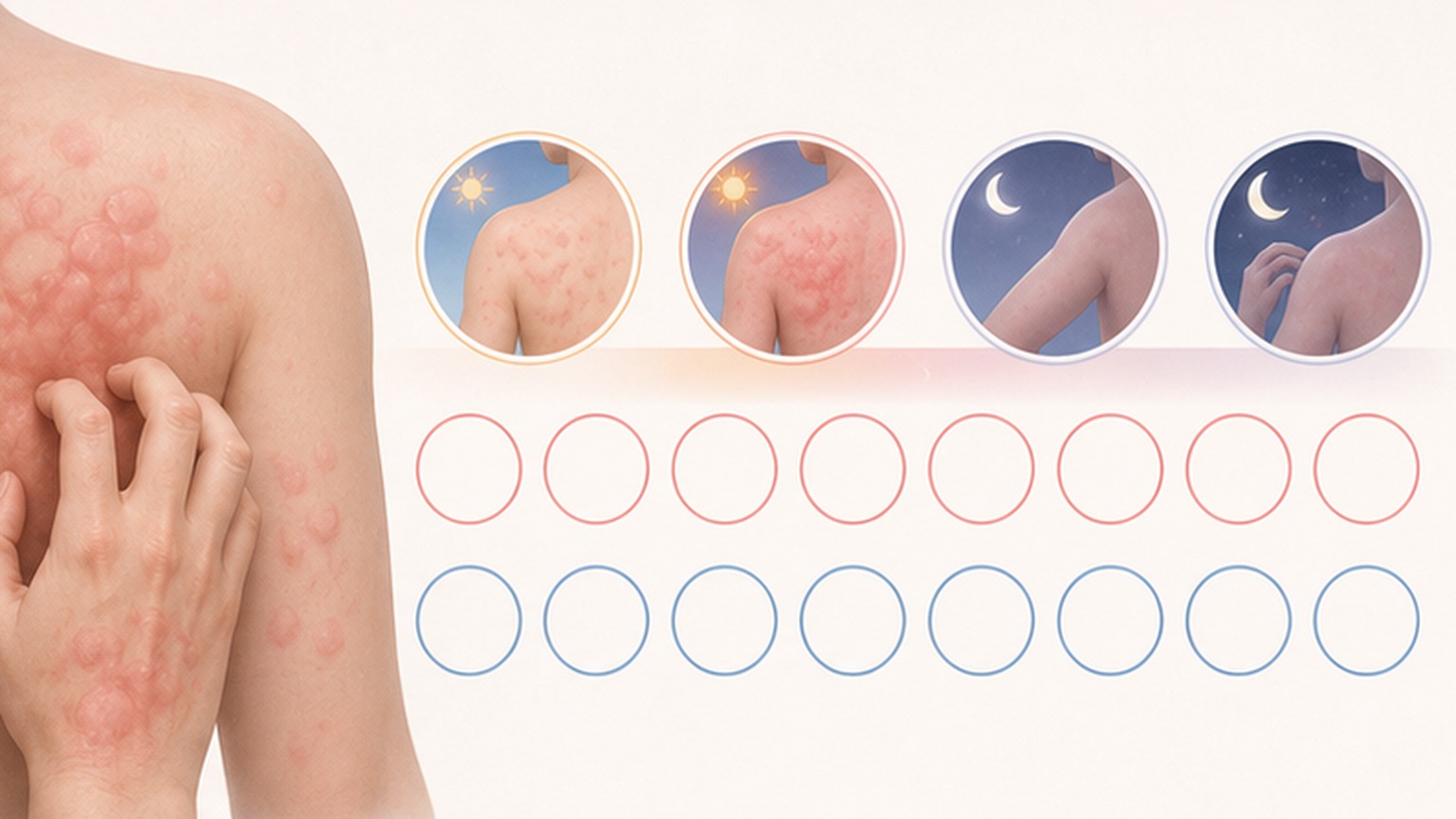증상 평가 · UAS7 (Urticaria Activity Score) 설명 이미지