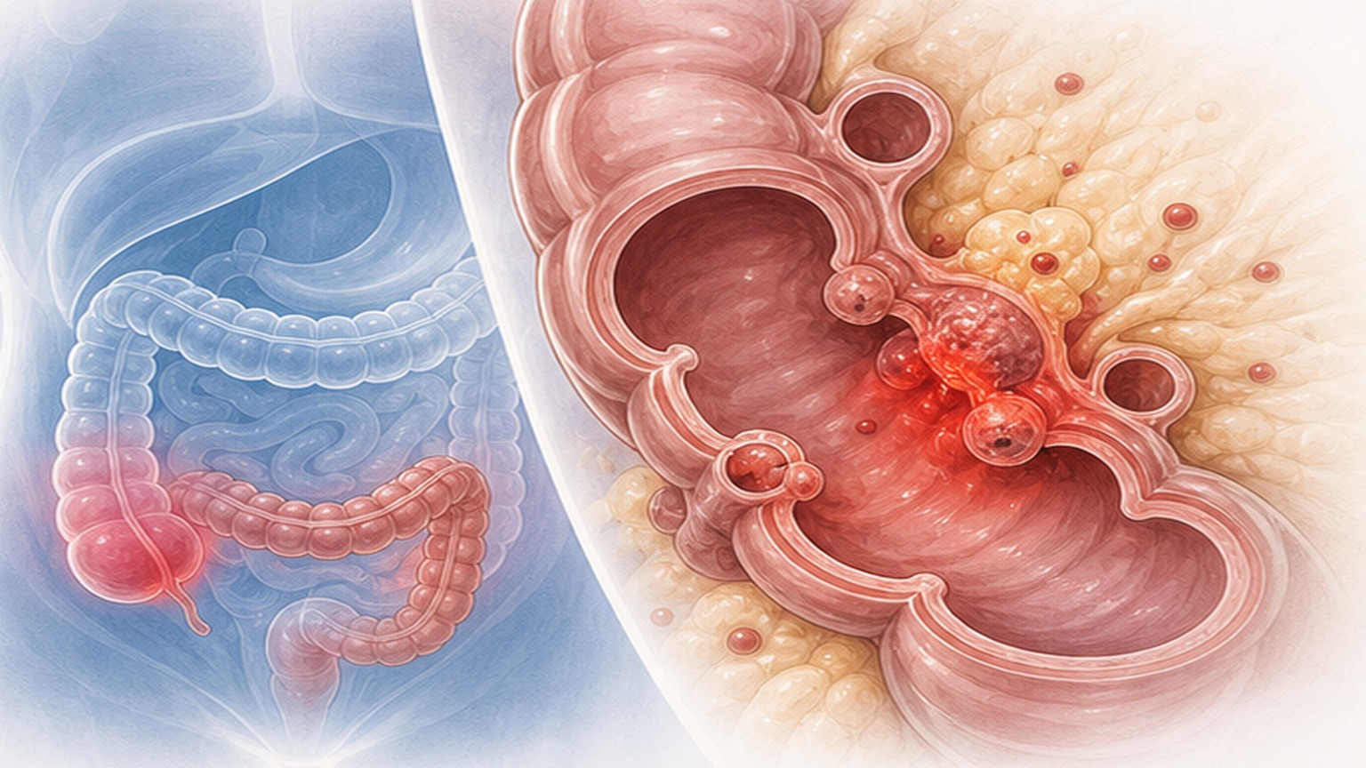 급성 게실염 (Acute Diverticulitis) 이란 설명 이미지