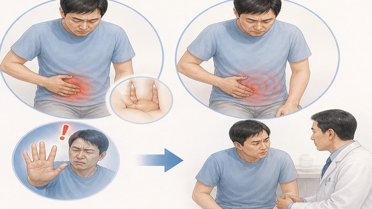 반발통 자가 점검 3단계 설명 이미지