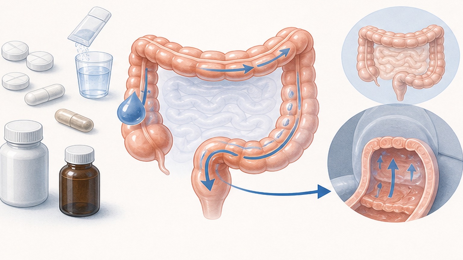 변비형 (IBS-C) 표적 약물 치료 설명 이미지